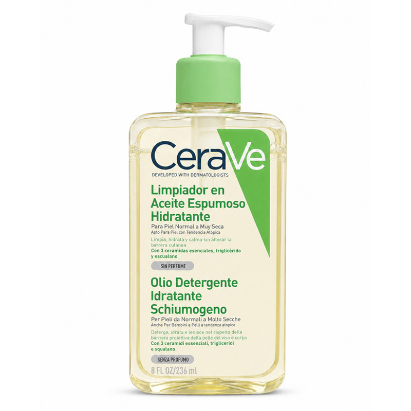 CeraVe Hydrating Foaming Oil Cleanser for Normal to Very Dry Skin 236ml
