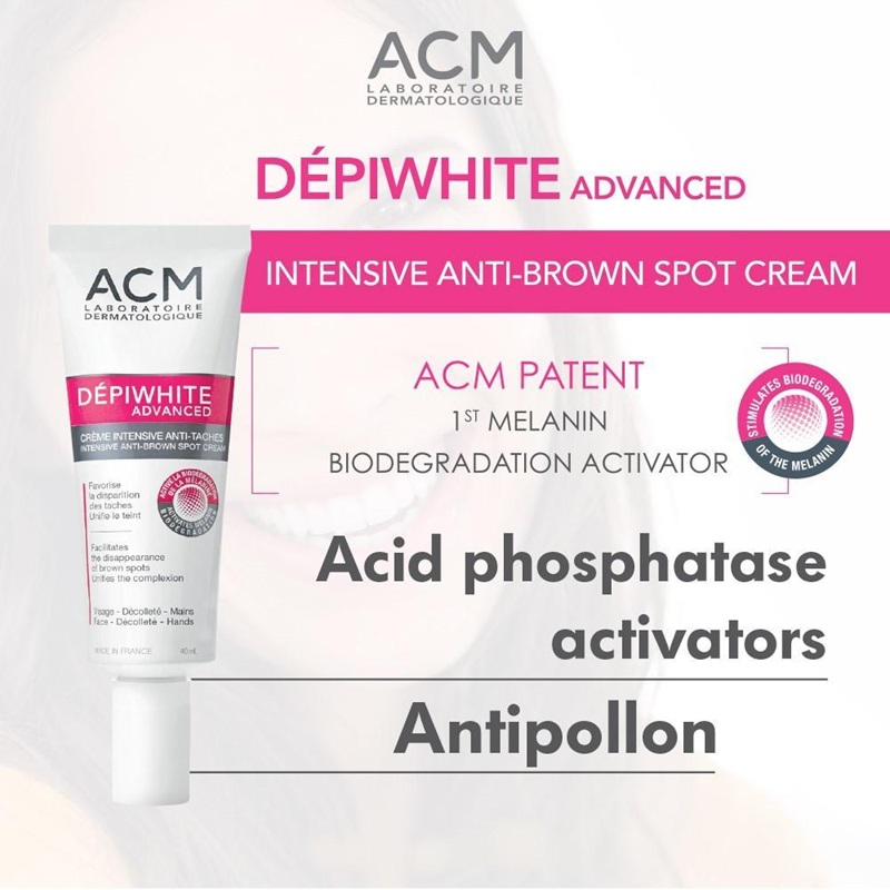 Acm depiwhite creme anti taches zones sensibles intimes 40ml