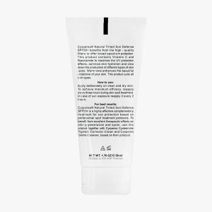 Cyspersa natural tinted sun defence cream spf50