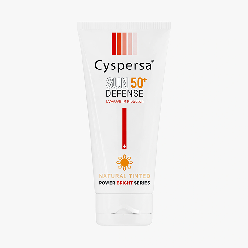 Cyspersa natural tinted sun defence cream spf50