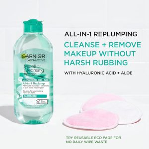 Garnier skinactive cleansing replumping hyaluronic aloe 400ml