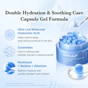 Medicube Capsule Cream with Hyaluronic Acid 120H Lasting Hydration 768x768
