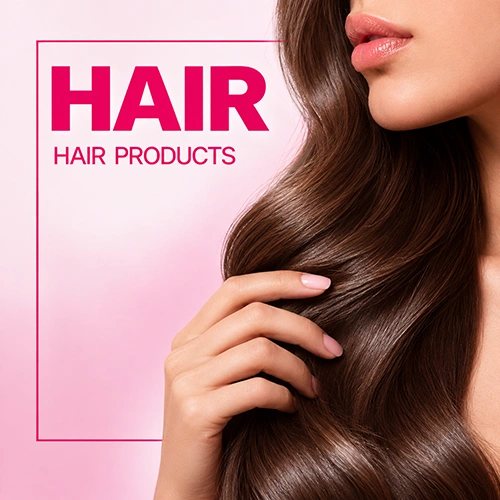 Glossy Hair Care Beauty Poster