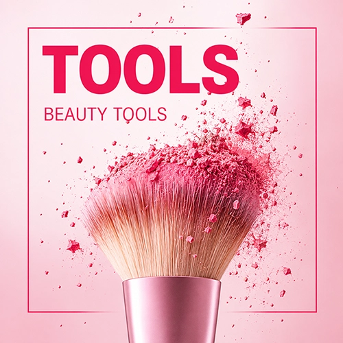 Pink Powder Beauty Tools